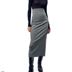 Eddie Bauer gray (stretch) skirt